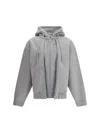 Axel Arigato Men Zip Hoodie In Gray