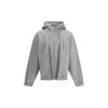 Axel Arigato Men Zip Hoodie In Gray
