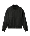 Axel Arigato Zip-front Bomber Jacket In Black