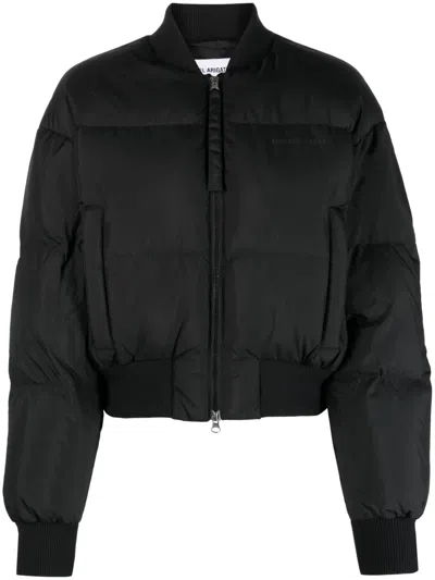 Axel Arigato Zoe Cropped Puffer Jacket In Black