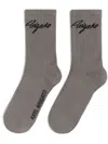 Axel Arigato Zone Cotton-blend Socks In Grey
