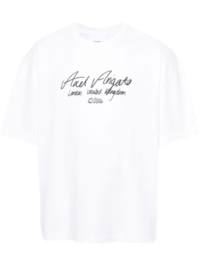 Axel Arigato T-shirt Con Stampa In White