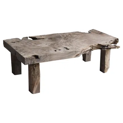 Pre-owned Axel Vervoordt Organic Modern Japanese Antique Low Table 1920s-1940s / Sofa Table Wabi-sabi In Brown