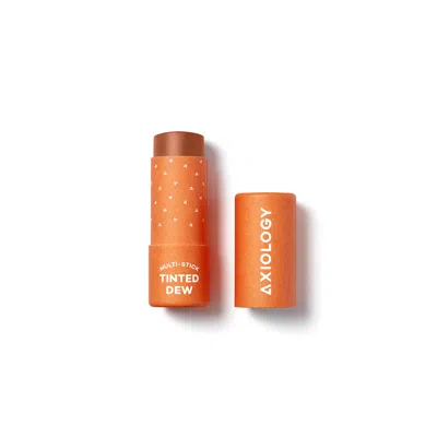 Axiology Vegan Tinted Dew Multistick For Radiant Lips & Cheeks In Peace