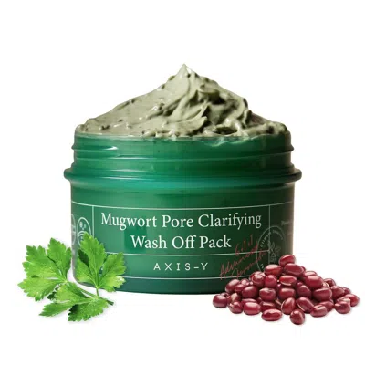 Axis-y Unisex Mugwort Pore Clarifying Wash Off Pack 3.38 oz Masks & Peels 8809634610102