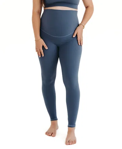 AXK WOMEN'S ATHLETIC SUPPORTIVE SCRUNCH BUTT MATERNITY LEGGING