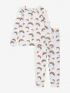 Ay By Ayla Girls Rainbow Pyjamas Set In Multicoloured