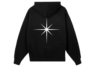 Pre-owned Ay El Ay En Men's  Logo Hooded Sweatshirt In Black