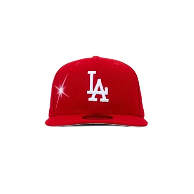 Pre-owned Ay El Ay En Valentine's Day Los Angeles Dodgers Fitted Hat In Red