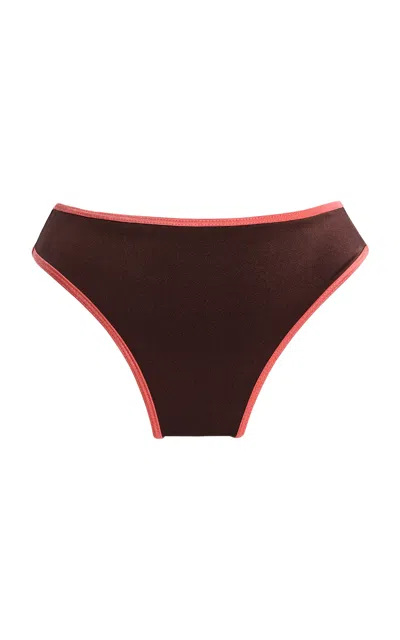 Ay Que Calor Exclusive La Isla Ines Bikini Bottom In Brown