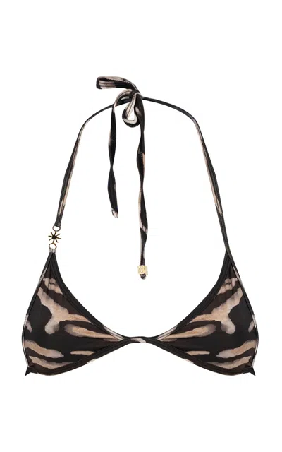 Ay Que Calor Exclusive Lea Bikini Top In Brown