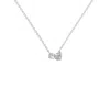 Aya Fine Jewelry Women's White / Yellow / Rose Gold Eighteen Kt Double Diamond Harmony Necklace In Metallic