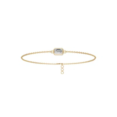 Aya Fine Jewelry Women's White / Yellow / Rose Gold Eighteen Kt Emerald Centerpiece Braclate