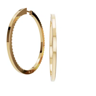 Aya Fine Jewelry Women's White / Yellow / Rose Gold Eighteen Kt High Shine Hoops