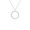 Aya Fine Jewelry Women's White / Yellow / Rose Gold Eighteen Kt Luxe Continuum Diamond Pendant Necklace