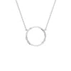 Aya Fine Jewelry Women's White / Yellow / Rose Gold Eighteen Kt Momentum Circle Necklace In Metallic
