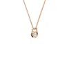 Aya Fine Jewelry Women's White / Yellow / Rose Gold Ten Kt Padlock Pendant Necklace In Gold