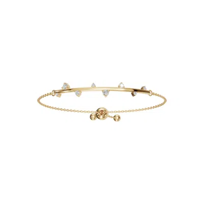 Aya Fine Jewelry Women's Yellow / White / Rose Gold Fourteen Kt Embellished Chain Bracelet