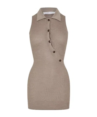 Aya Muse Aku Dress In Brown