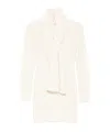 Aya Muse Amar Scarf Mini Dress In Neutral