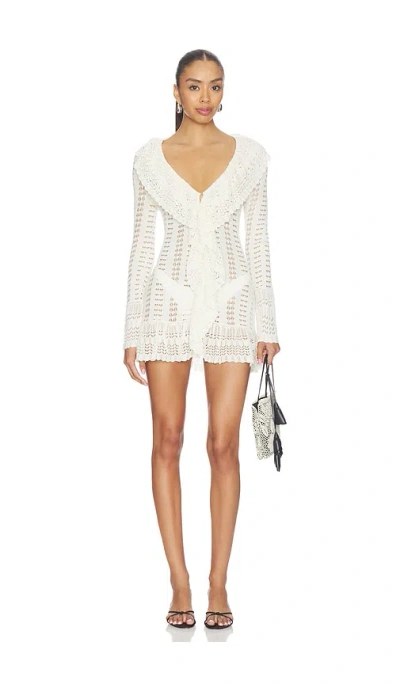 Aya Muse Aster Dress In White