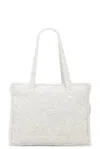 Aya Muse Atlas Mini Cashmere Duffle Bag In Heather Gray