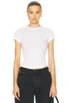 Aya Muse Baby Tee In White