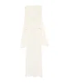 Aya Muse Backless Ultra-long Dress In White