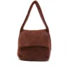 Aya Muse Textured Shoulder Bag In Brown