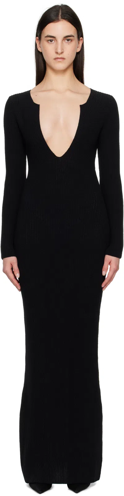 Aya Muse Black Beru Maxi Dress