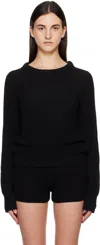 Aya Muse Black Erida Sweater In Black