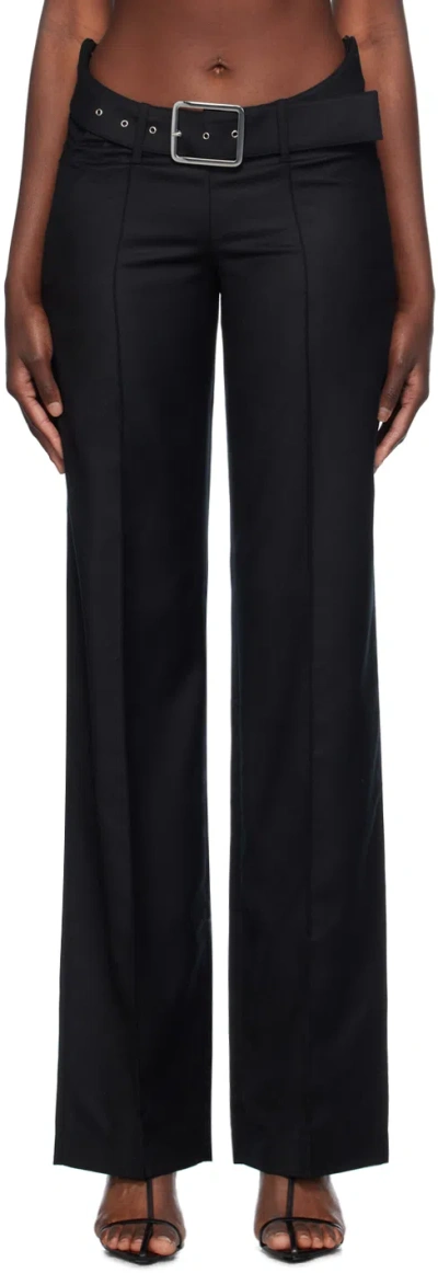 Aya Muse Black Sole Trousers