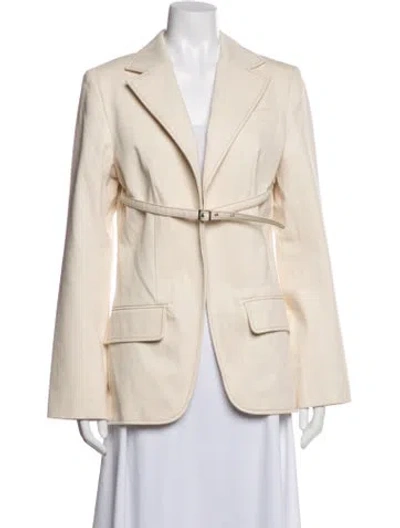 Pre-owned Aya Muse Blazer In Neutral