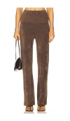 Aya Muse Knitted Trousers - Women's - Viscose/nylon In Chocolate