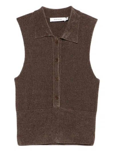 Aya Muse Brisa Top Clothing In Brown