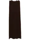 Aya Muse Vola Maxi Skirt In Brown