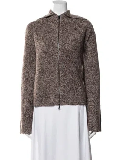 Pre-owned Aya Muse Cashmere Jacket W/ Tags In Brown