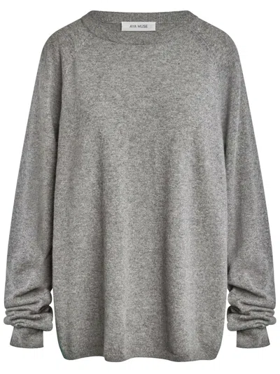 Aya Muse Cashmere Jumper In Grey