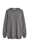 Aya Muse Cashmere Top In Grey