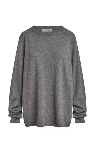 Aya Muse Cashmere Top In Grey