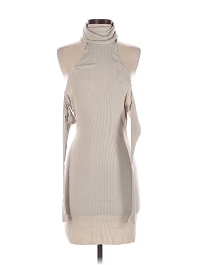 Pre-owned Aya Muse Casual Dress In Gray