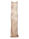 Aya Muse Celes Ombre-motif Maxi Dress In Neutral