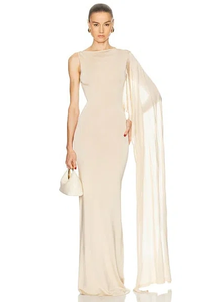 Aya Muse Claro Maxi Dress In Neutral