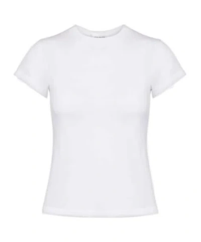 Aya Muse Cotton Jersey T-shirt In White