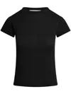 Aya Muse Black Crewneck Baby T-shirt In Black