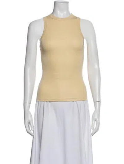 Pre-owned Aya Muse Crew Neck Sleeveless Top W/ Tags In Blue