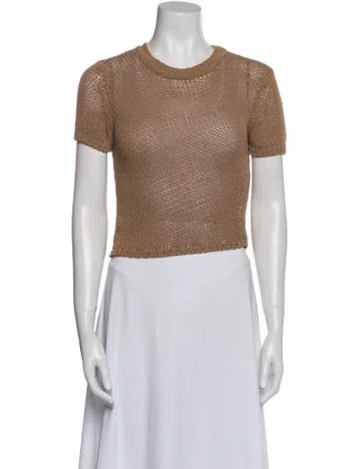 Pre-owned Aya Muse Crew Neck Sweater In Blue