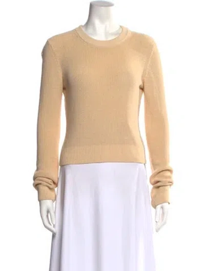 Pre-owned Aya Muse Crew Neck Sweater In Neutral