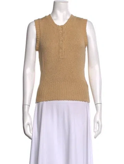 Pre-owned Aya Muse Crew Neck Sweater In Neutrals