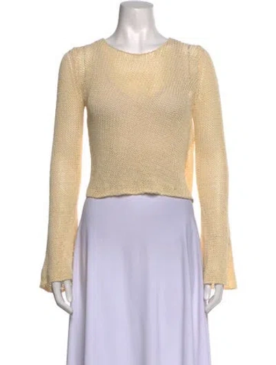 Pre-owned Aya Muse Crew Neck Sweater In Neutrals